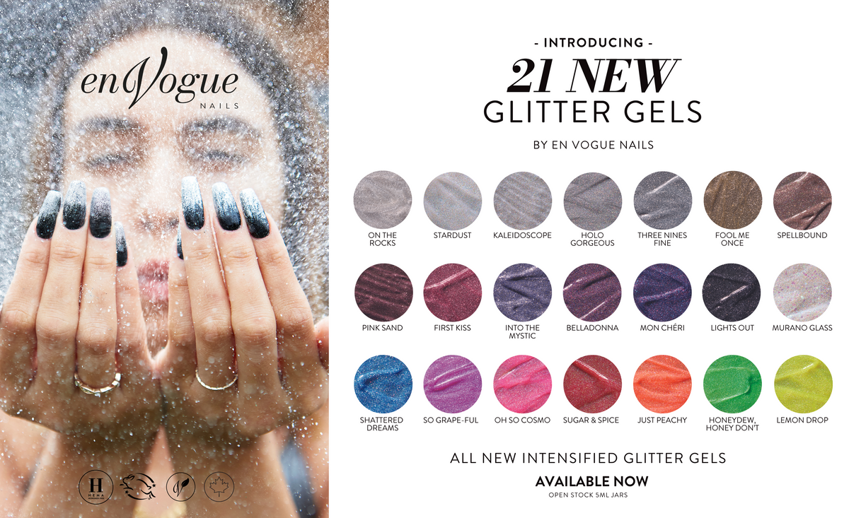 En Vogue Glitter Gel Three Nines Fine