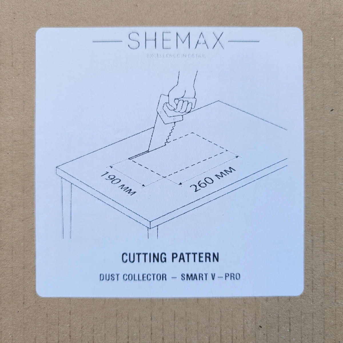 Collecteur de Poussières intégré Smart V-Pro - Shemax