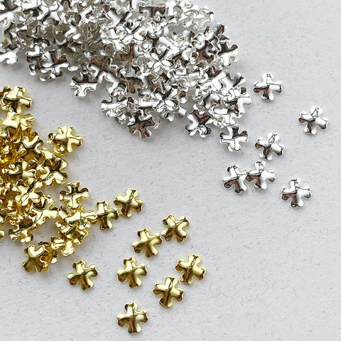 Bijoux - Croix Fleurie Or et Argent